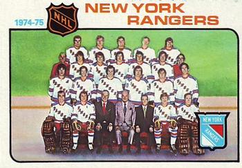 1975-76 Topps #94 New York Rangers Front