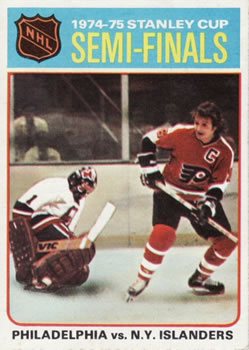 1975-76 Topps #2 1974-75 Stanley Cup Semi-Finals Front