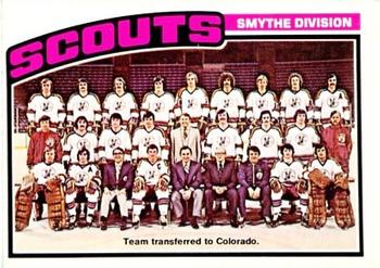 1976-77 O-Pee-Chee #138 Kansas City Scouts Front