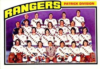 1976-77 O-Pee-Chee #143 New York Rangers Front