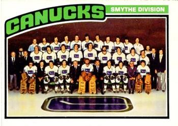 1976-77 O-Pee-Chee #148 Vancouver Canucks Front