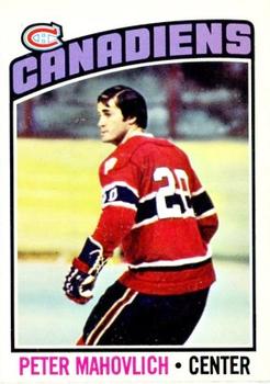 1976-77 O-Pee-Chee #15 Pete Mahovlich Front