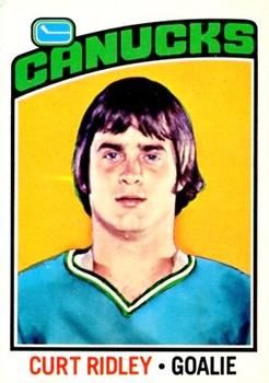 1976-77 O-Pee-Chee #197 Curt Ridley Front
