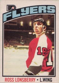 1976-77 O-Pee-Chee #201 Ross Lonsberry Front