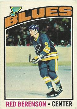 1976-77 O-Pee-Chee #236 Red Berenson Front