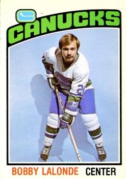 1976-77 O-Pee-Chee #278 Bobby Lalonde Front