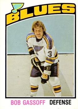 St. Louis Blues Jersey Retirement Pin Bob Gassoff NHL Hockey
