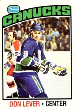 1976-77 O-Pee-Chee #53 Don Lever Front