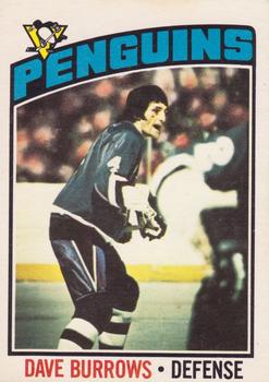1976-77 O-Pee-Chee #83 Dave Burrows Front