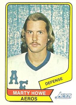 1976-77 O-Pee-Chee WHA #15 Marty Howe Front