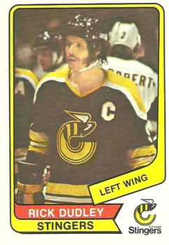 1976-77 O-Pee-Chee WHA #17 Rick Dudley Front