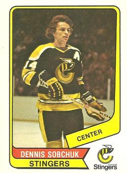 1976-77 O-Pee-Chee WHA #29 Dennis Sobchuk Front
