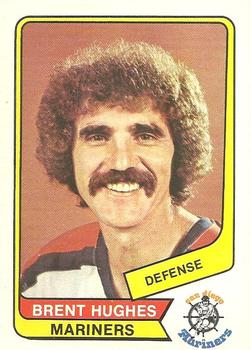 1976-77 O-Pee-Chee WHA #34 Brent Hughes Front