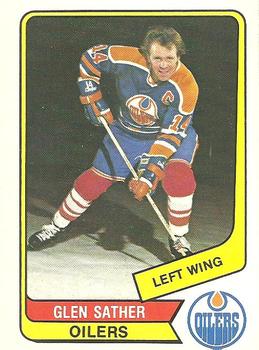 1976-77 O-Pee-Chee WHA #56 Glen Sather Front