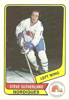1976-77 O-Pee-Chee WHA #127 Steve Sutherland Front