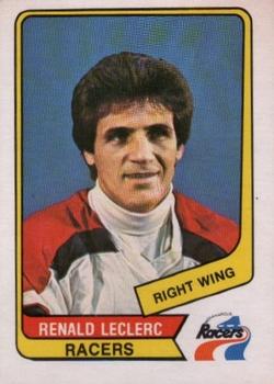 1976-77 O-Pee-Chee WHA #28 Renald LeClerc Front