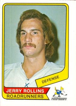 1976-77 O-Pee-Chee WHA #43 Jerry Rollins Front