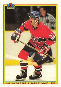 1990-91 Bowman - Collector's Edition (Tiffany) #43 Mike McPhee Front