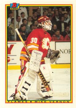 1990-91 Bowman - Collector's Edition (Tiffany) #94 Mike Vernon Front