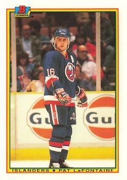 1990-91 Bowman - Collector's Edition (Tiffany) #123 Pat LaFontaine Front