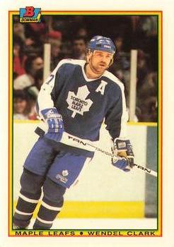 1990-91 Bowman - Collector's Edition (Tiffany) #159 Wendel Clark Front
