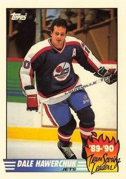 1990-91 Topps - Team Scoring Leaders Collector's Edition (Tiffany) #11 Dale Hawerchuk Front