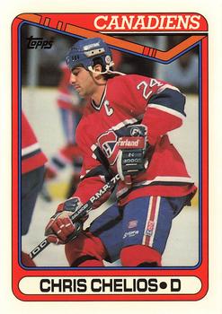 1990-91 Topps - Collector's Edition (Tiffany) #29 Chris Chelios Front