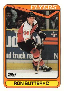 1990-91 Topps - Collector's Edition (Tiffany) #45 Ron Sutter Front