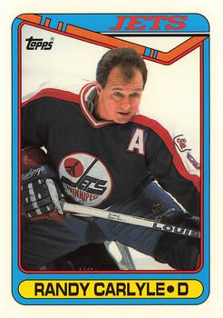 1990-91 Topps - Collector's Edition (Tiffany) #51 Randy Carlyle Front