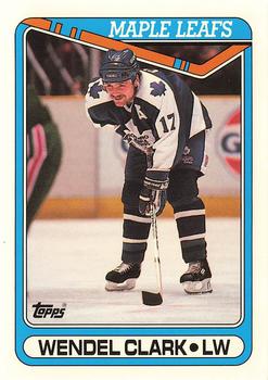 1990-91 Topps - Collector's Edition (Tiffany) #79 Wendel Clark Front