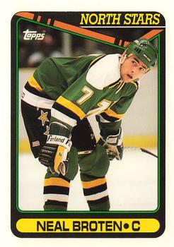 1990-91 Topps - Collector's Edition (Tiffany) #90 Neal Broten Front