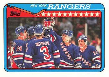 1990-91 Topps - Collector's Edition (Tiffany) #101 New York Rangers Front
