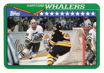 1990-91 Topps - Collector's Edition (Tiffany) #144 Hartford Whalers Front