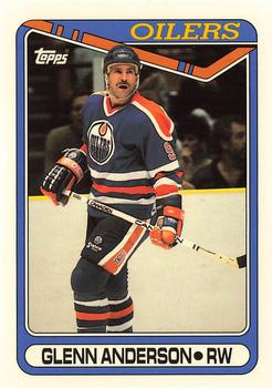 1990-91 Topps - Collector's Edition (Tiffany) #145 Glenn Anderson Front