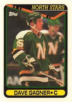 1990-91 Topps - Collector's Edition (Tiffany) #168 Dave Gagner Front