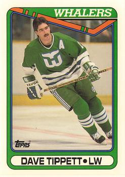 1990-91 Topps - Collector's Edition (Tiffany) #183 Dave Tippett Front