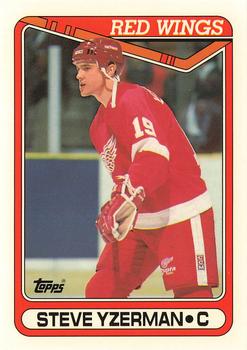 1990-91 Topps - Collector's Edition (Tiffany) #222 Steve Yzerman Front