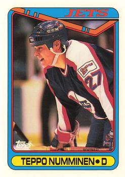 1990-91 Topps - Collector's Edition (Tiffany) #385 Teppo Numminen Front