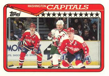 1990-91 Topps - Collector's Edition (Tiffany) #394 Washington Capitals Front