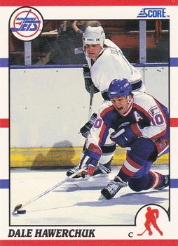 1990-91 Score Hottest and Rising Stars #22 Dale Hawerchuk Front