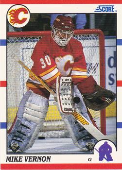 1990-91 Score Hottest and Rising Stars #23 Mike Vernon Front