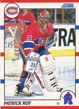 1990-91 Score Hottest and Rising Stars #25 Patrick Roy Front