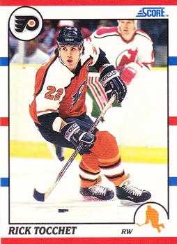 1990-91 Score Hottest and Rising Stars #40 Rick Tocchet Front