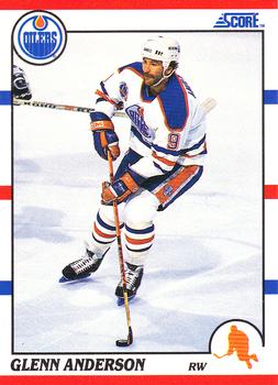 1990-91 Score Hottest and Rising Stars #54 Glenn Anderson Front