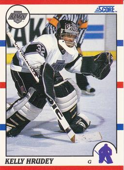 1990-91 Score Hottest and Rising Stars #55 Kelly Hrudey Front