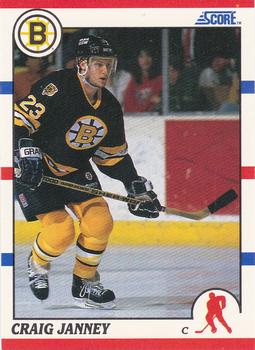 1990-91 Score Hottest and Rising Stars #58 Craig Janney Front