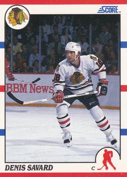 1990-91 Score Hottest and Rising Stars #59 Denis Savard Front
