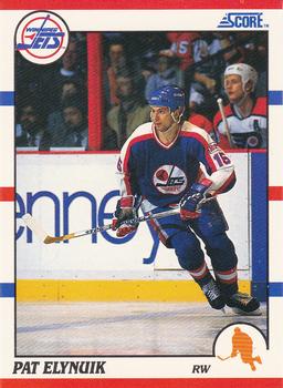 1990-91 Score Hottest and Rising Stars #86 Pat Elynuik Front
