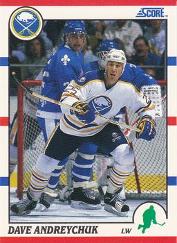 1990-91 Score Hottest and Rising Stars #87 Dave Andreychuk Front