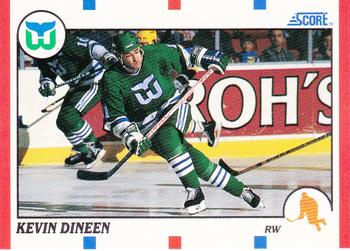 1990-91 Score Hottest and Rising Stars #90 Kevin Dineen Front